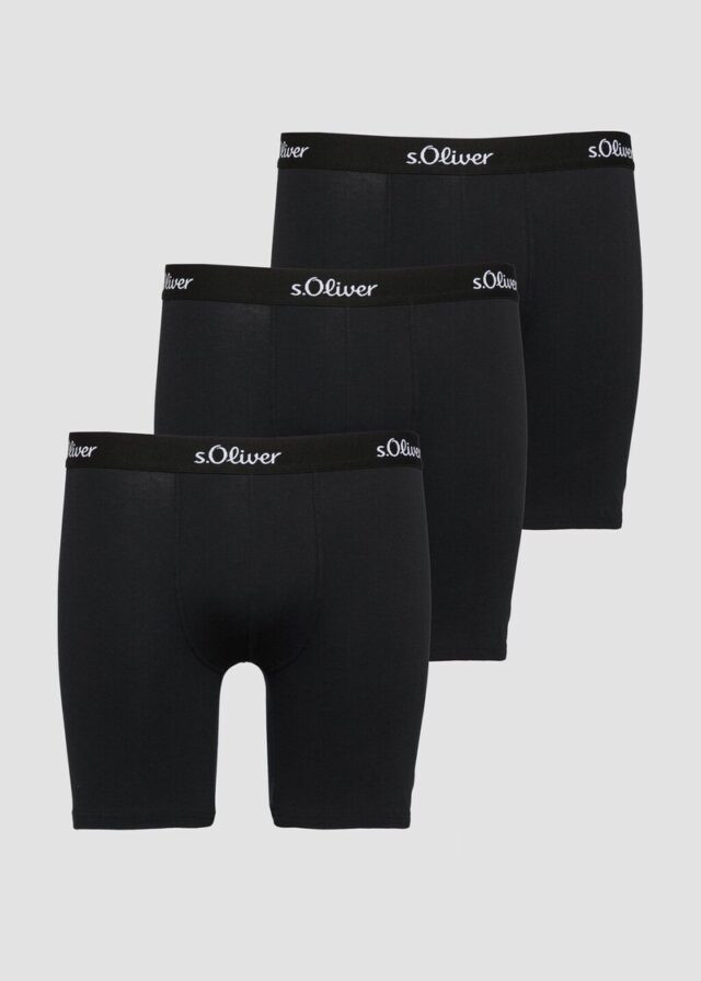 Boxershorts mit verlängertem Bein im 3er-Pack