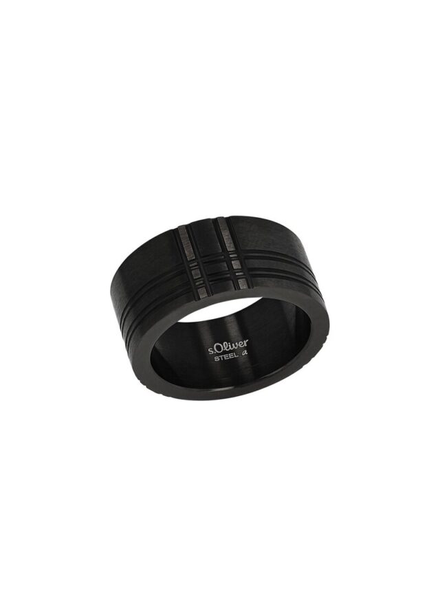 Breiter Ring aus Edelstahl