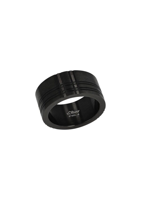 Breiter Ring aus Edelstahl