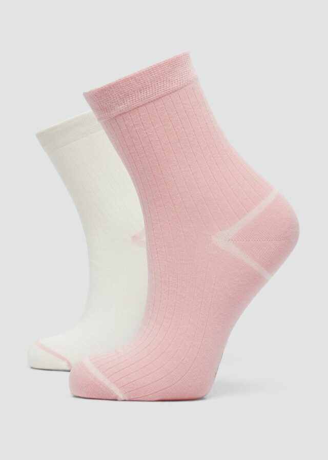 Rippsocken im 2er-Pack