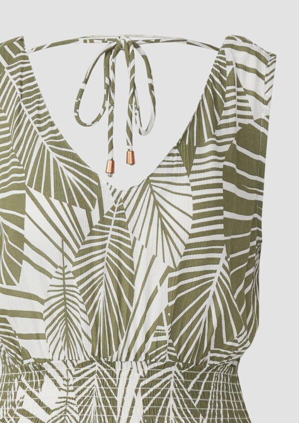 Strand-Kleid mit Palmen-Print