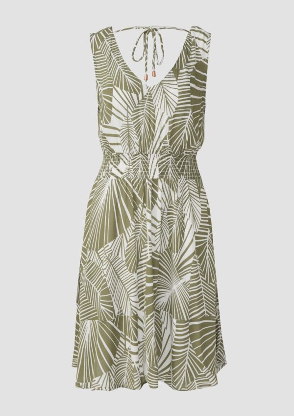 Strand-Kleid mit Palmen-Print