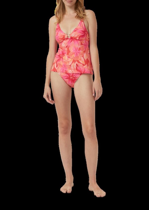 Tankini Top mit floralem All-over-Print