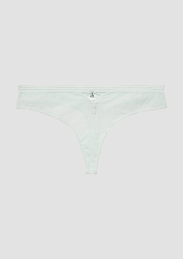 Spitzenstring mit feiner Zierschleife