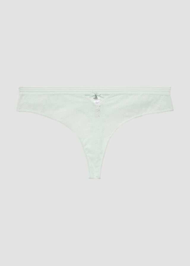 Spitzenstring mit feiner Zierschleife