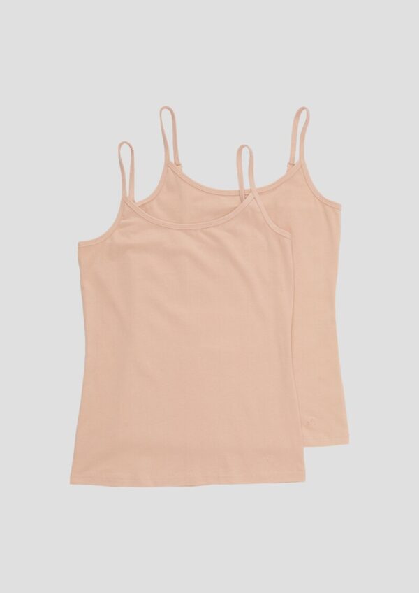 Spaghettiträger-Top im 2er-Pack