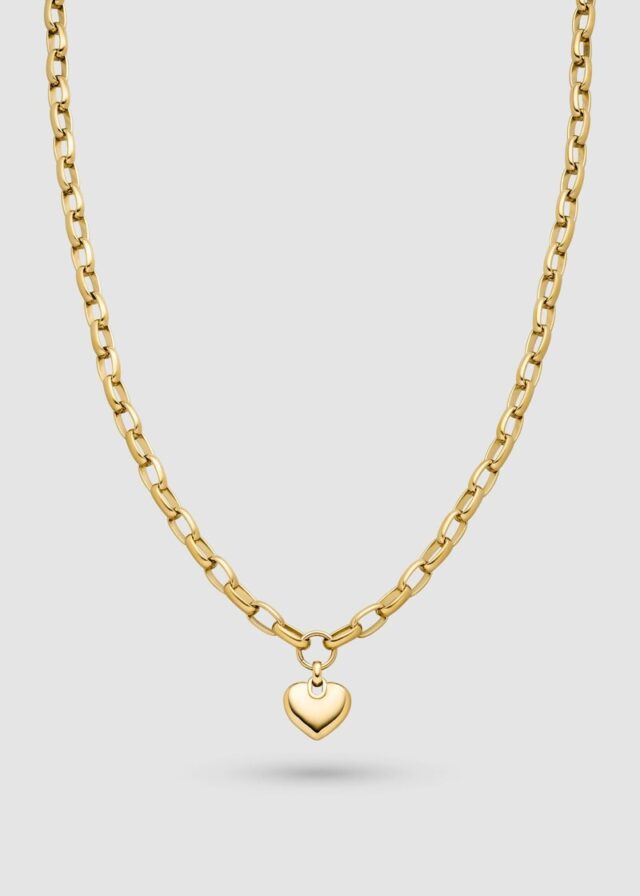 Ankerkette mit Herz-Detail