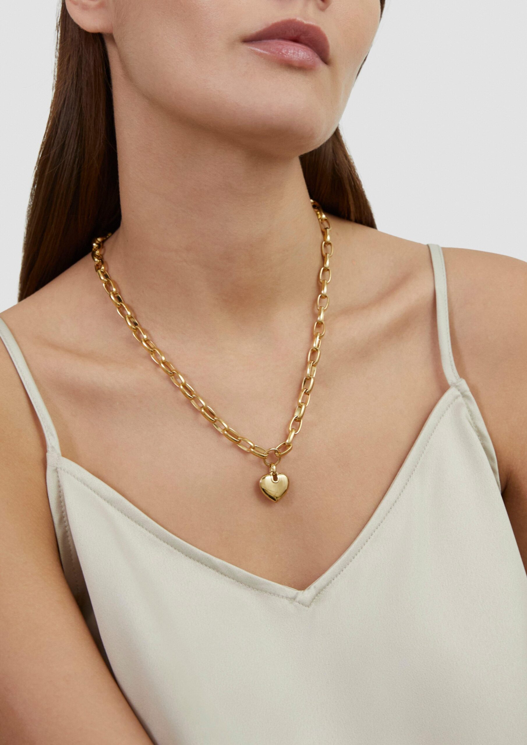 Ankerkette mit Herz-Detail