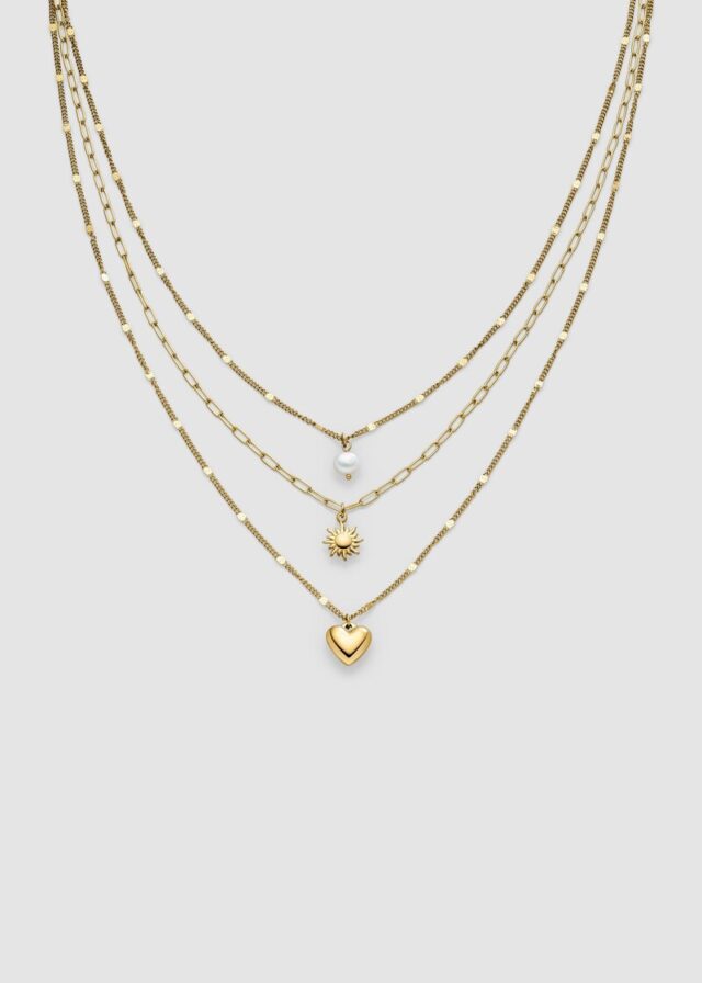 Layering-Kette aus Edelstahl