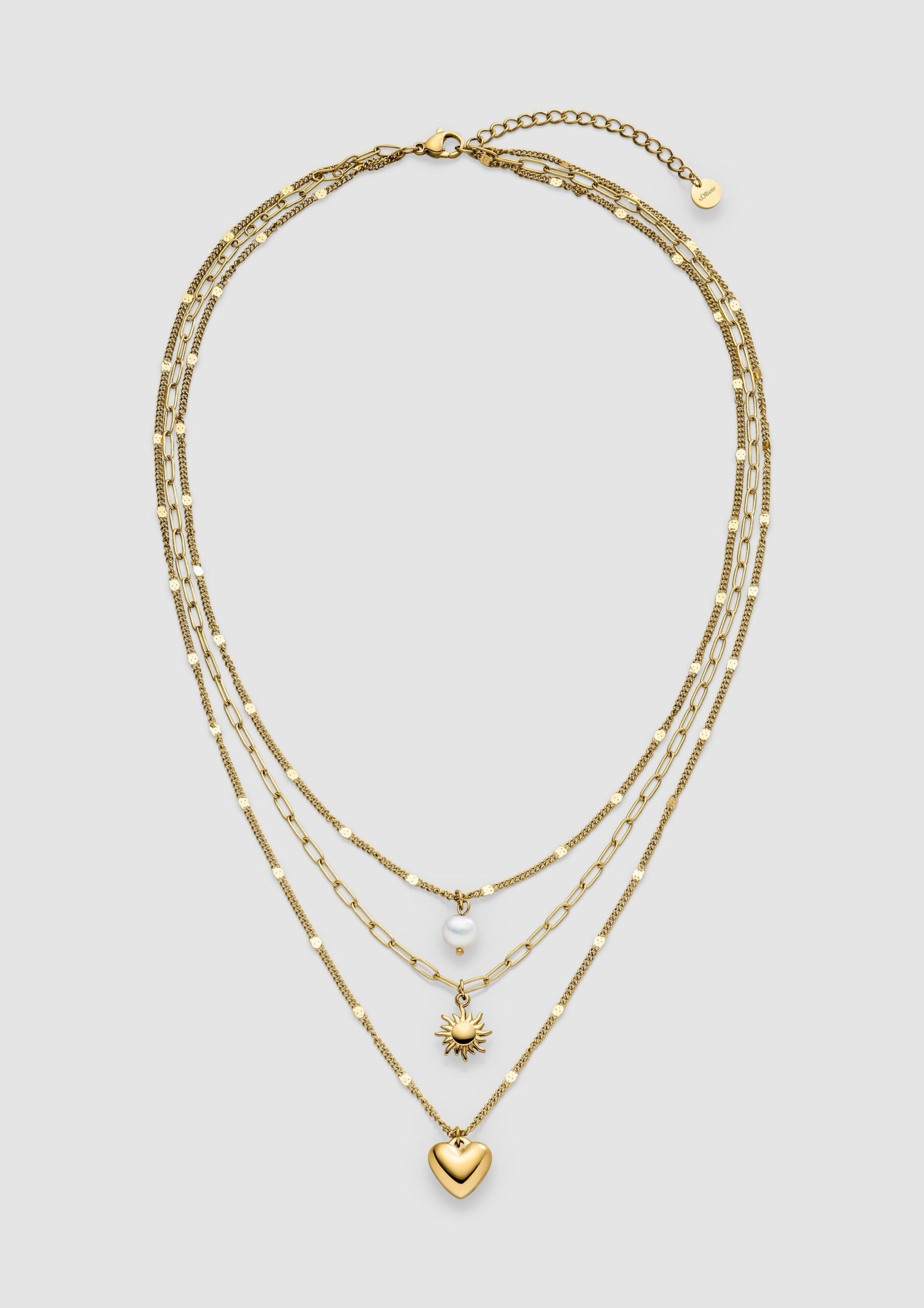 Layering-Kette aus Edelstahl