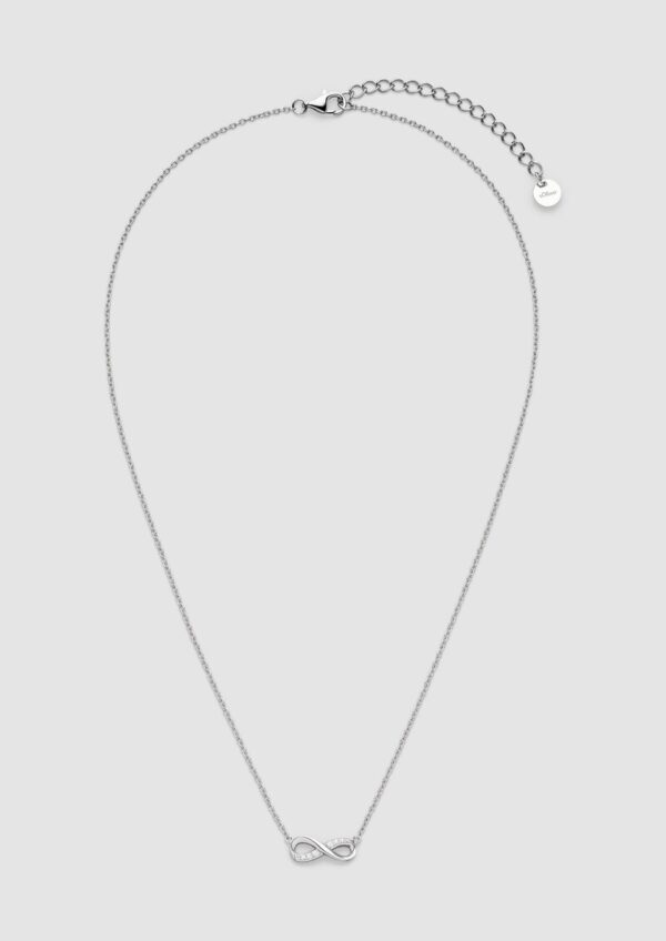 Kette aus 925er Silber mit Infinity-Detail