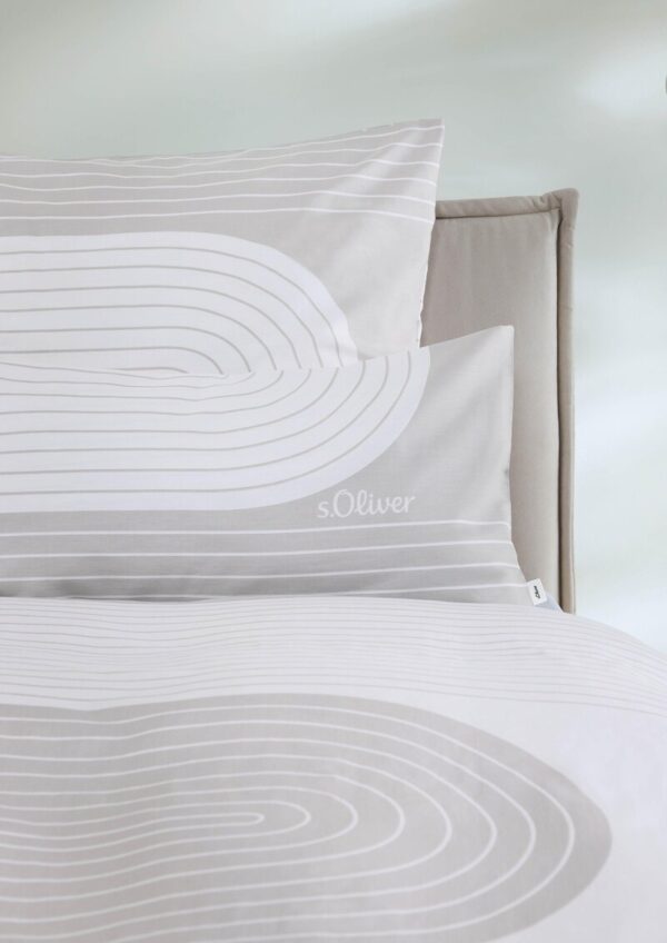 Bettwäsche-Set aus Baumwolle mit grafischem Print