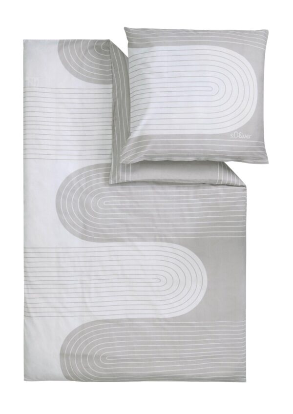 Bettwäsche-Set aus Baumwolle mit grafischem Print