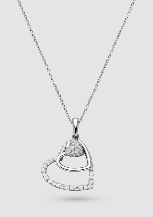 Feine Ankerkette mit Herz-Detail