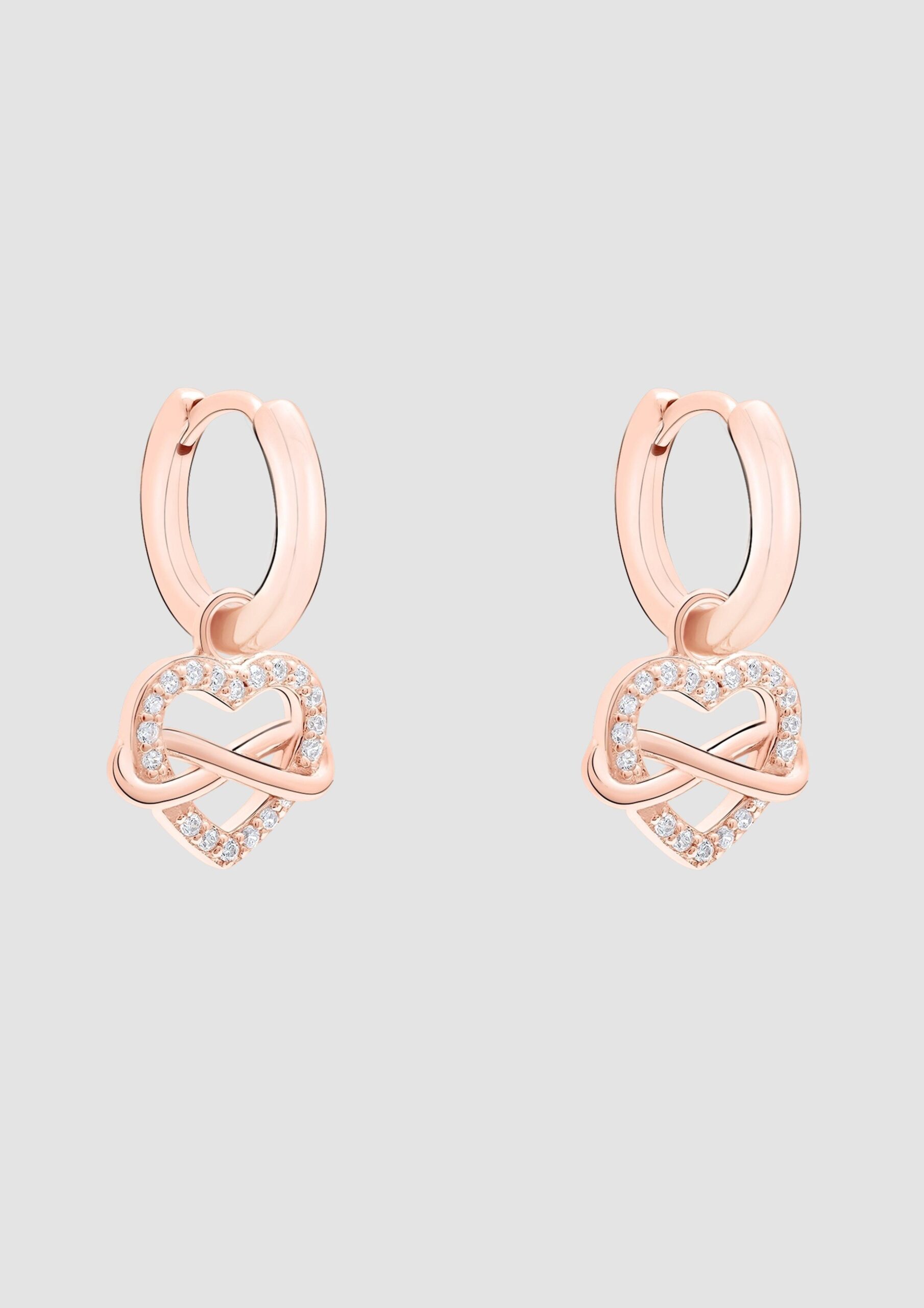 Ohrringe aus 925er Silber mit Infinity-Symbol