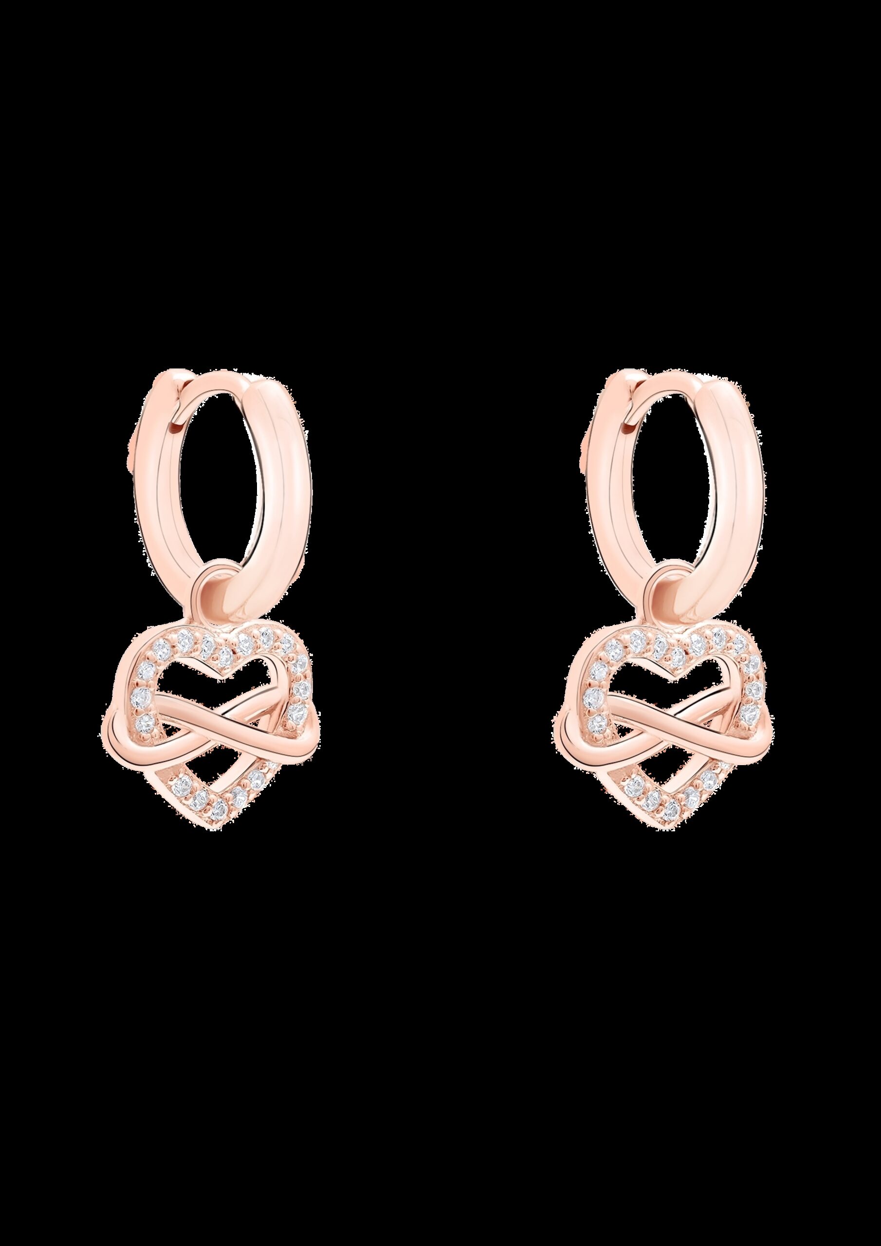 Ohrringe aus 925er Silber mit Infinity-Symbol