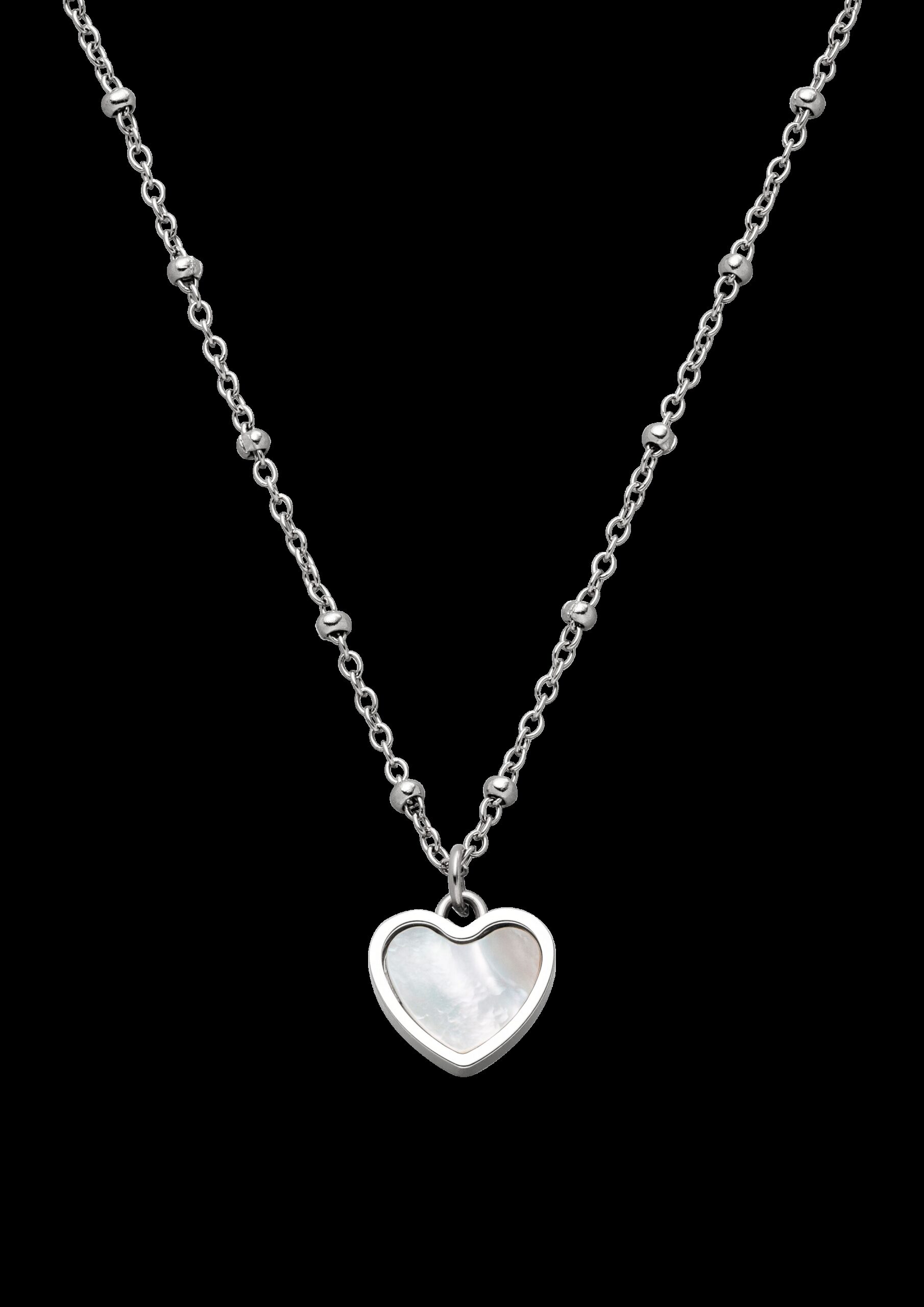 Edelstahlkette mit Herz-Anhänger