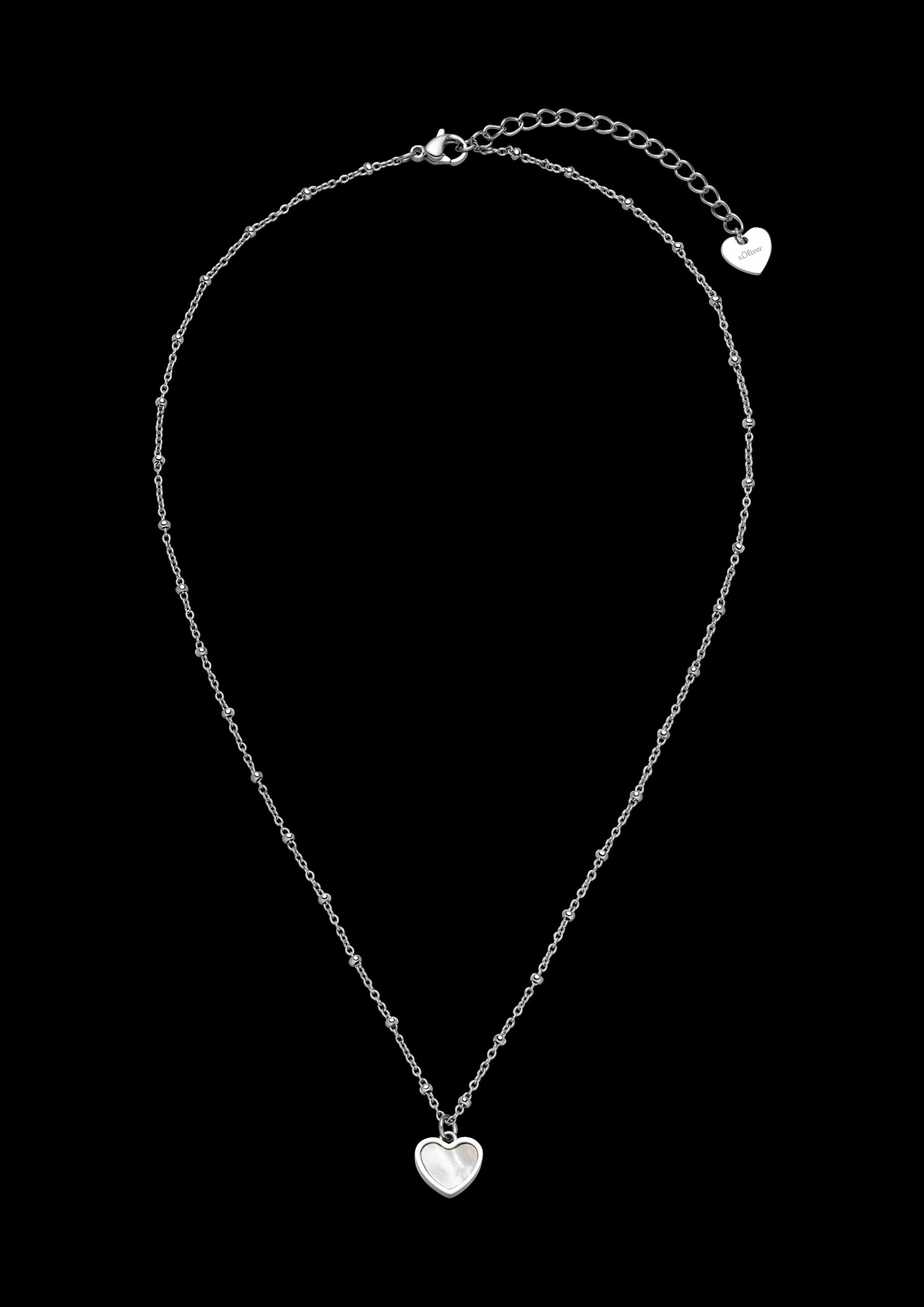 Edelstahlkette mit Herz-Anhänger