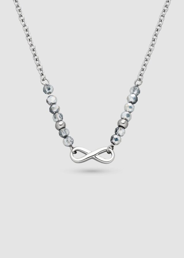 Kette aus Edelstahl mit Schmuck-Detail