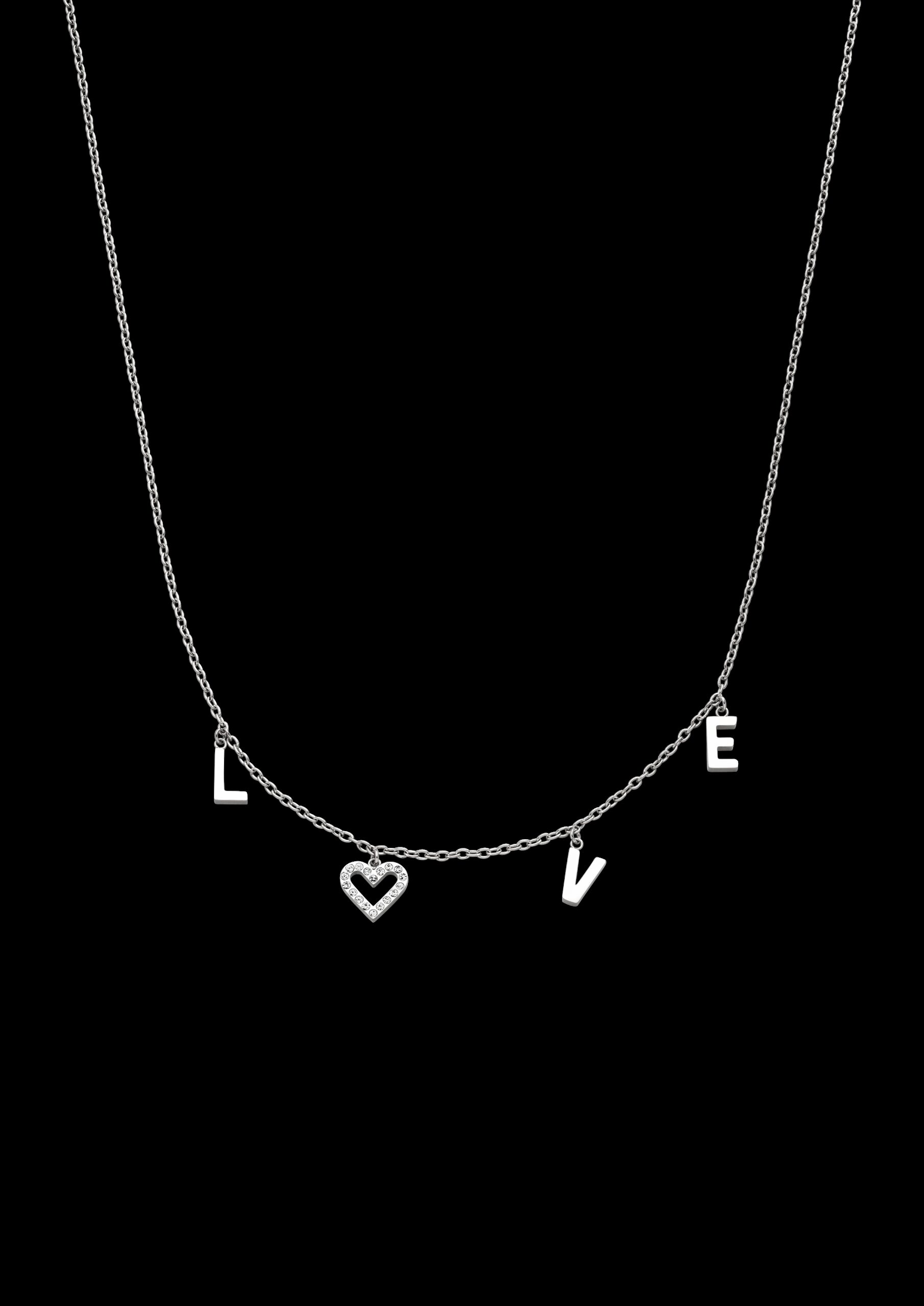 Edelstahlkette mit Schmuck-Details