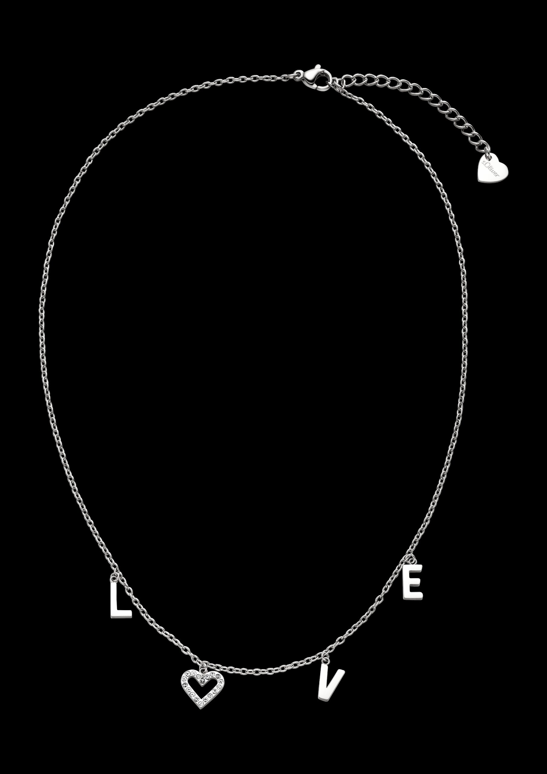 Edelstahlkette mit Schmuck-Details