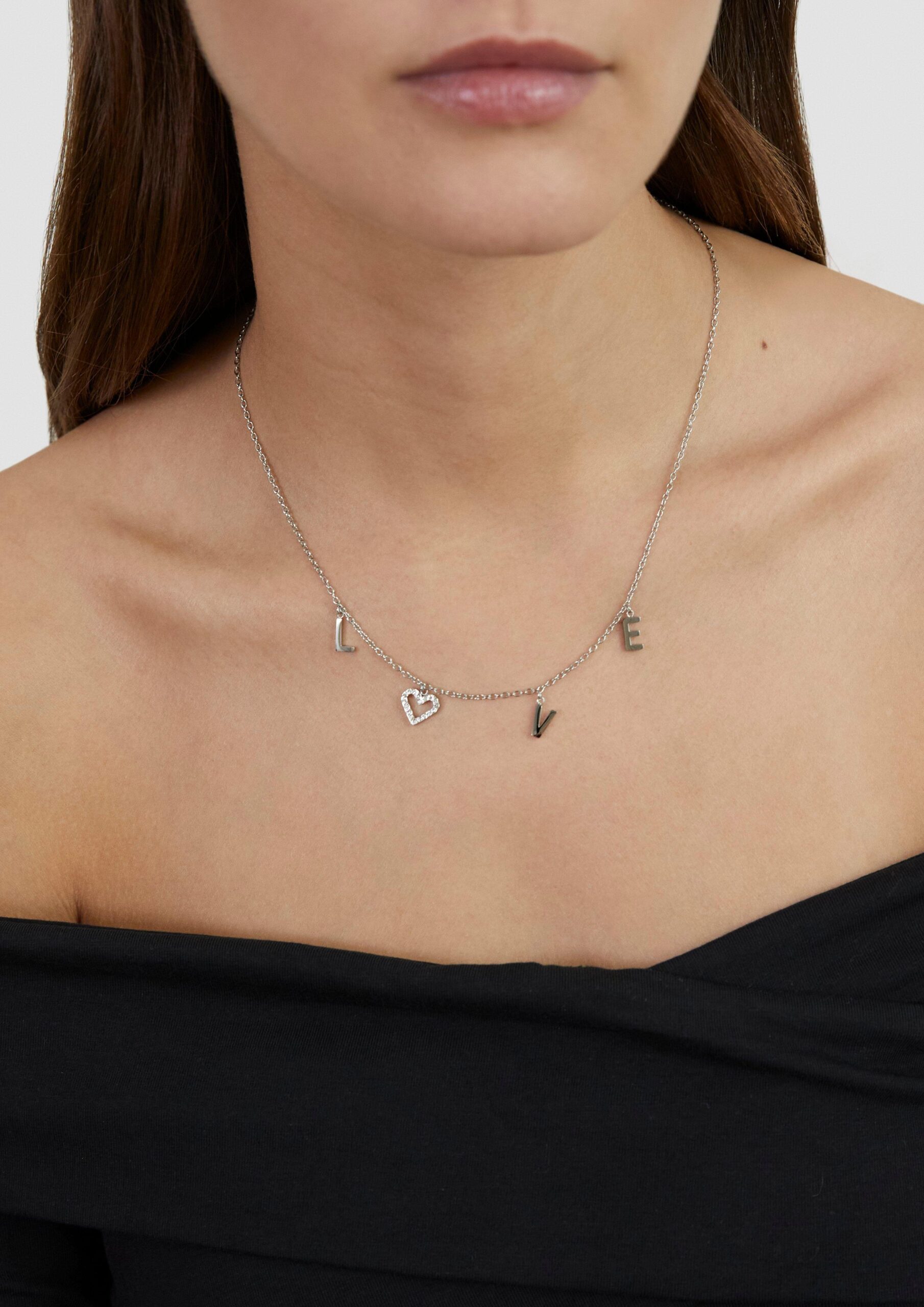 Edelstahlkette mit Schmuck-Details