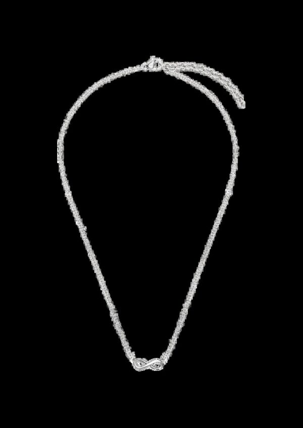 Kette aus 925er Silber mit Schmuck-Detail