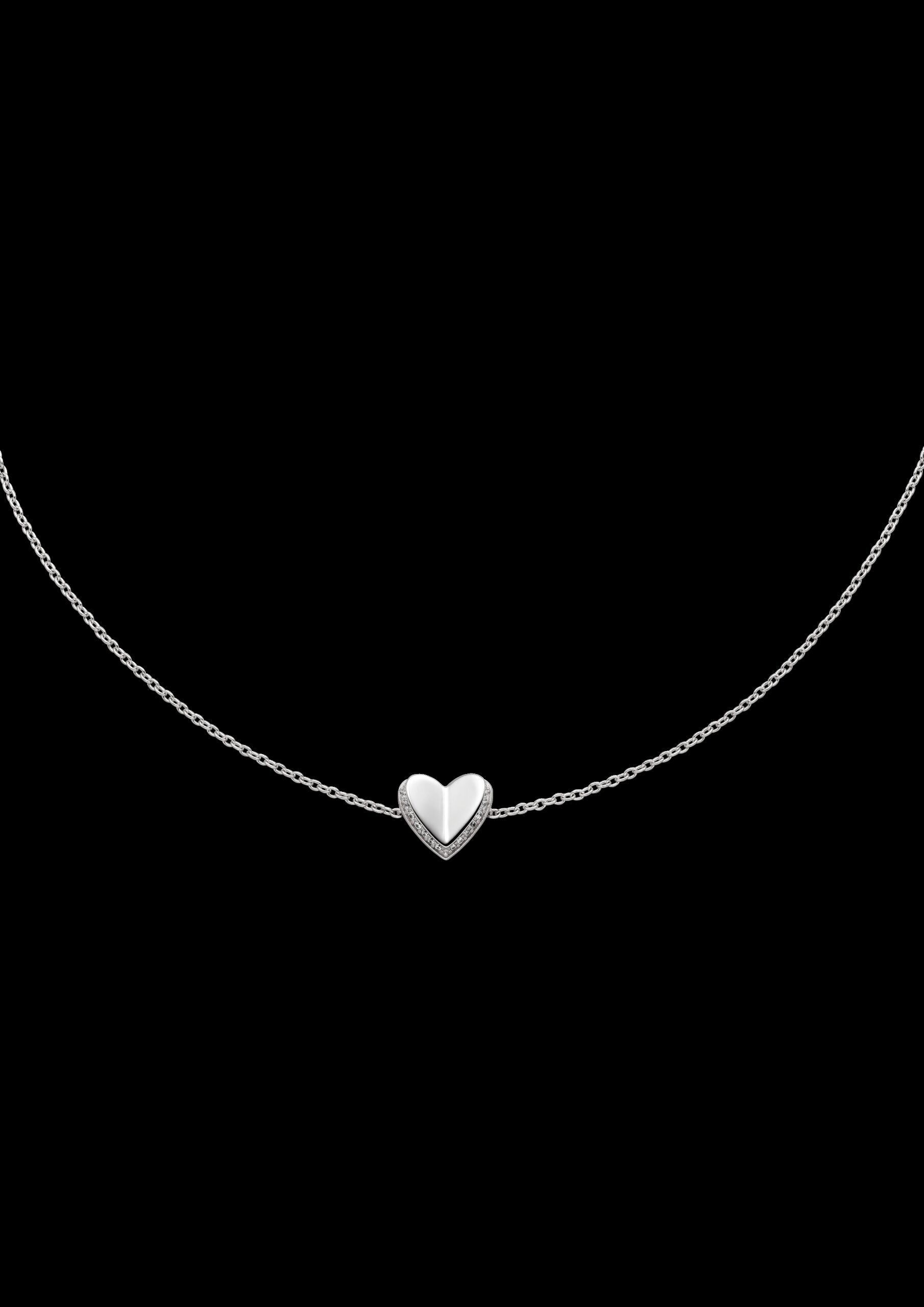 Armband aus 925er-Silber mit Herz-Detail