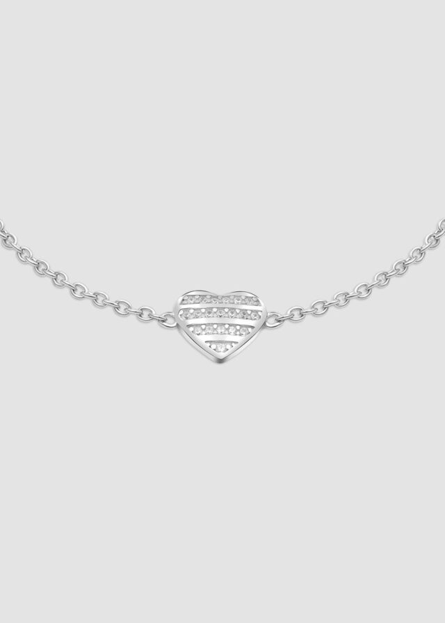 Armband aus 925er Silber mit Schmuck-Detail