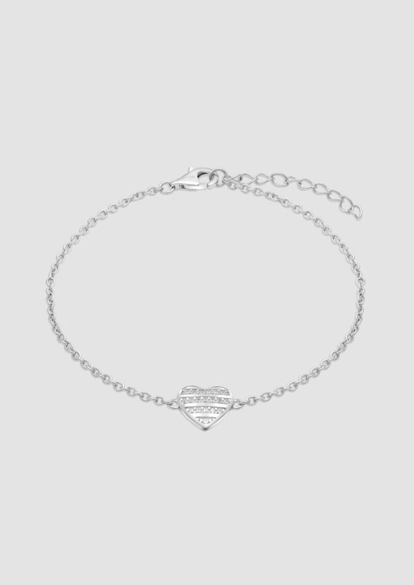 Armband aus 925er Silber mit Schmuck-Detail
