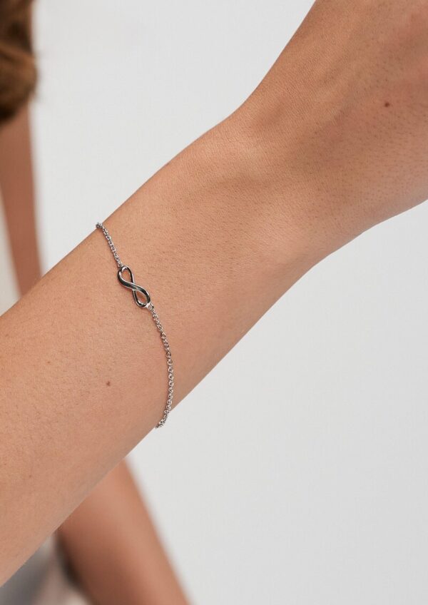 Armband aus 925er Silber mit Infinity-Symbol
