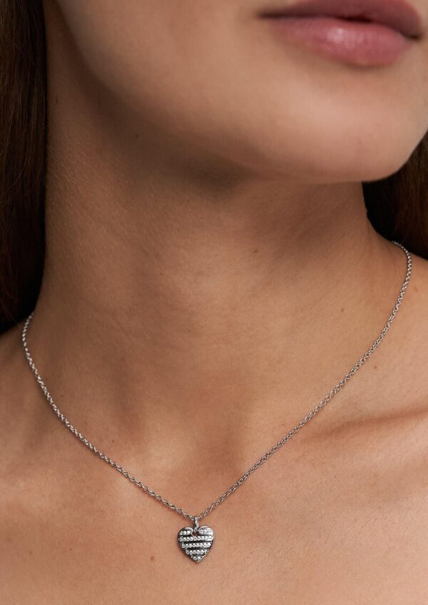 Kette mit Herz-Detail aus 925er Silber