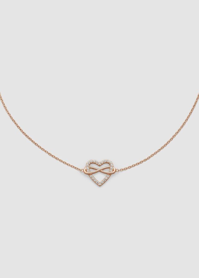 Armband aus 925er Silber mit Herz-Detail